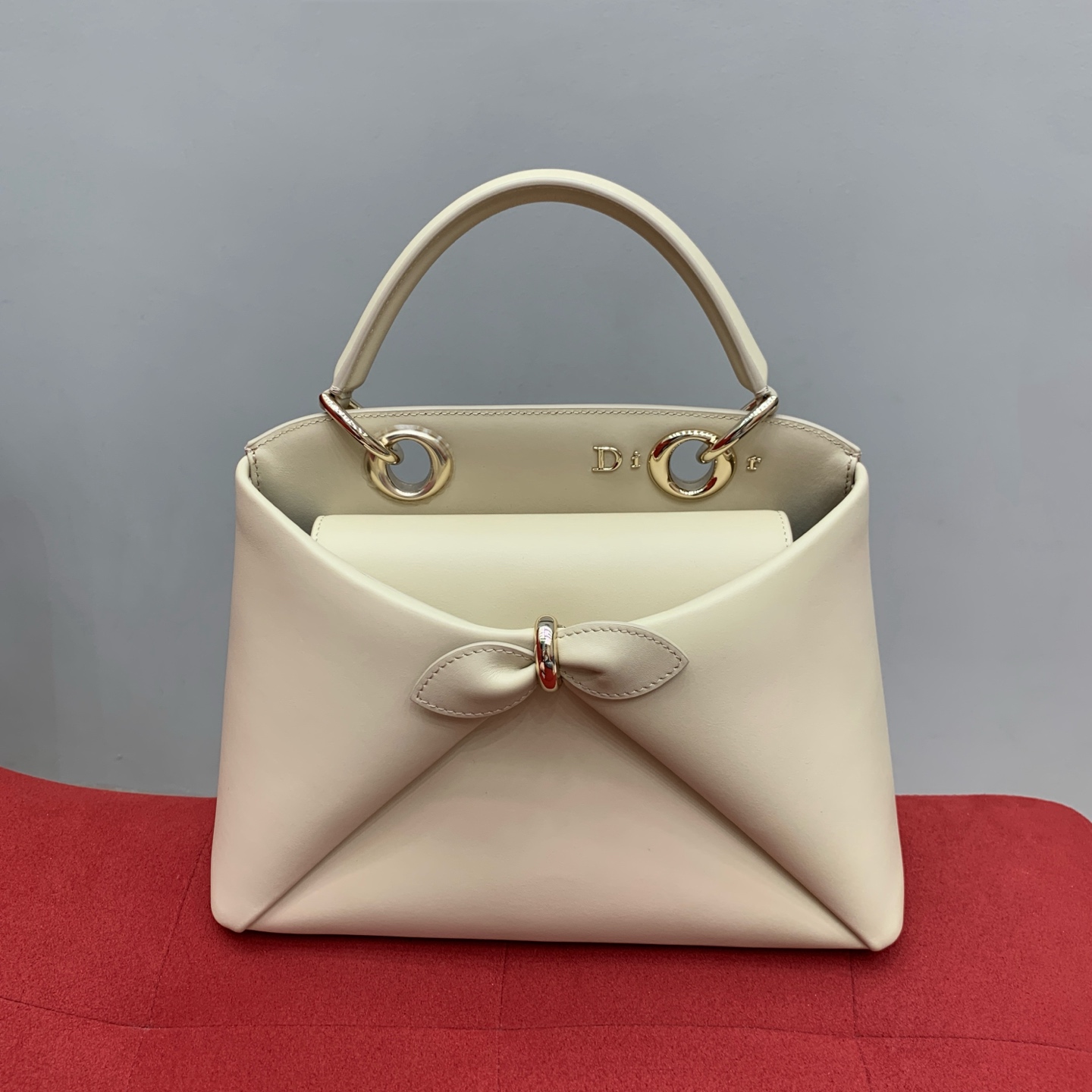dior cigale geometric fold top handle shoulder bag